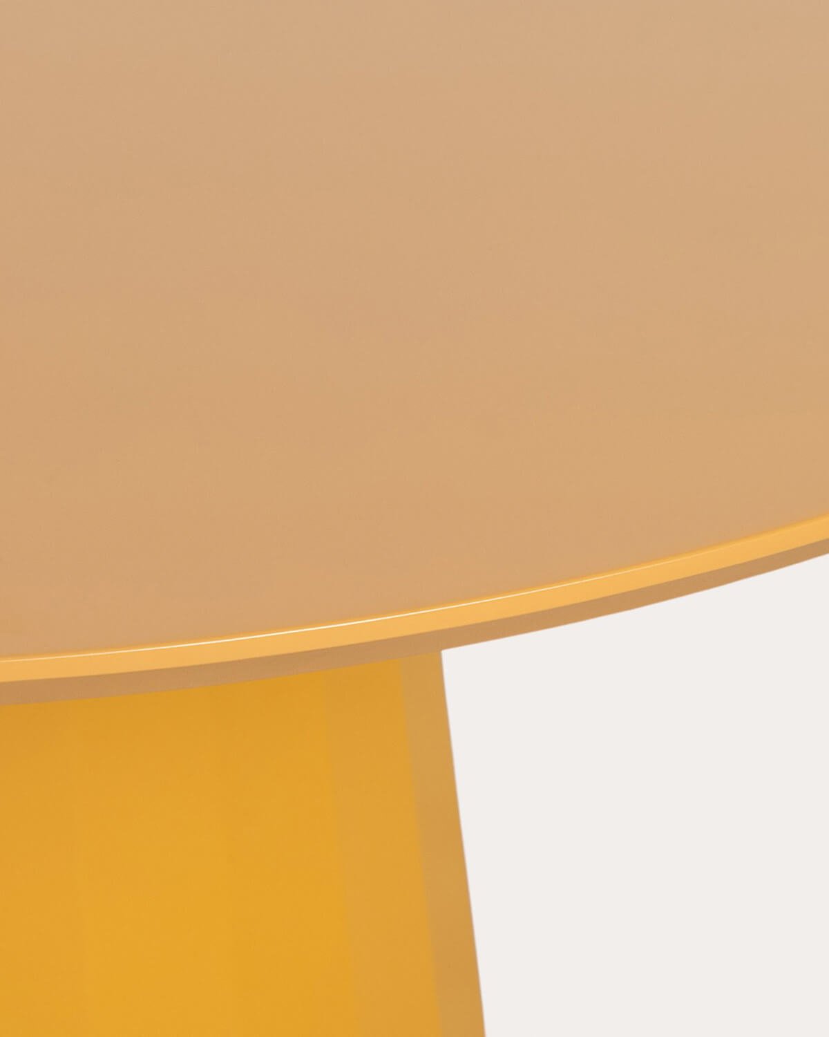 Mesa de Jantar Redonda de Madeira e Metal (Ø100 / Ø120 cm) Irem, imagem de galeria 6