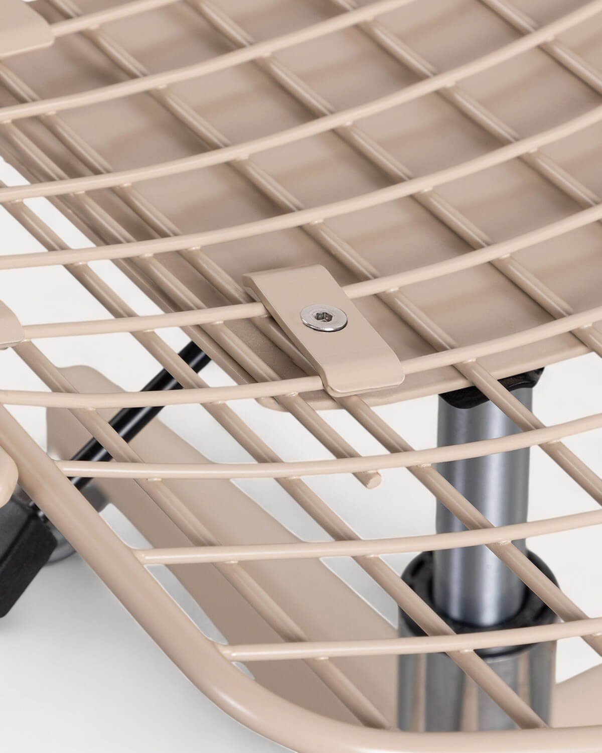 Cadeira de Escritório de Metal com Encosto Alto Vintage Aras, imagem de galeria 6