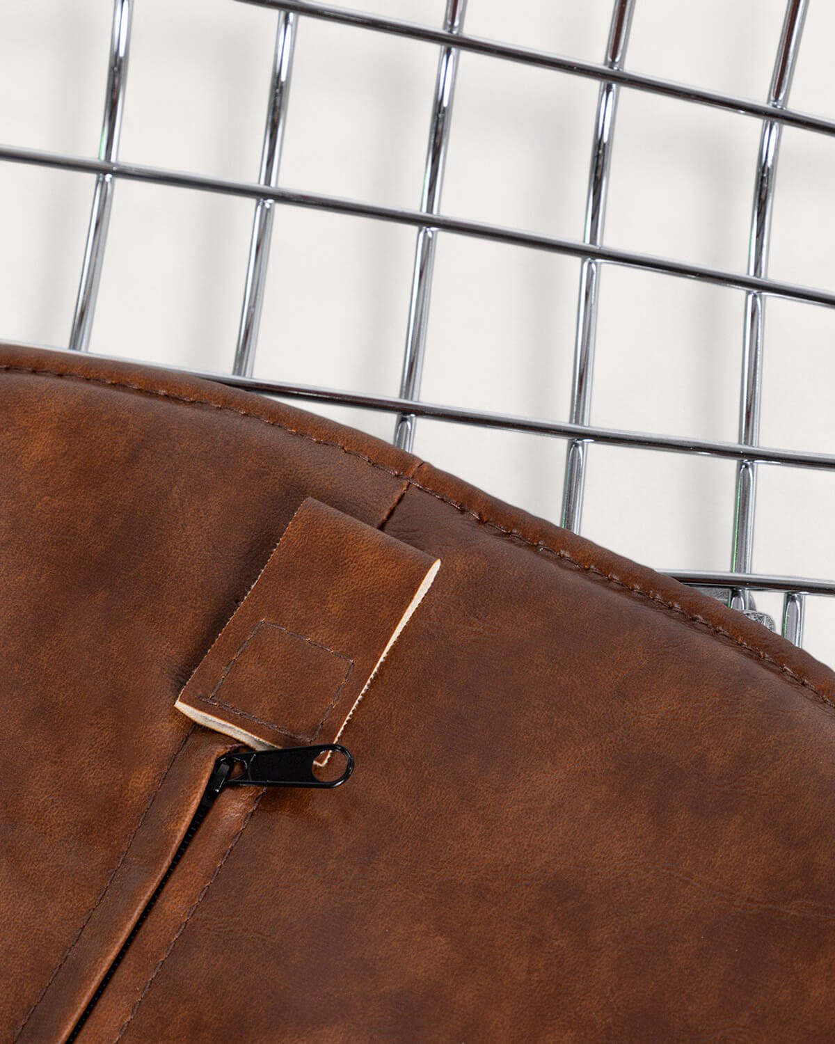 Cadeira de Escritório de Metal com Encosto Alto Vintage Aras, imagem de galeria 8