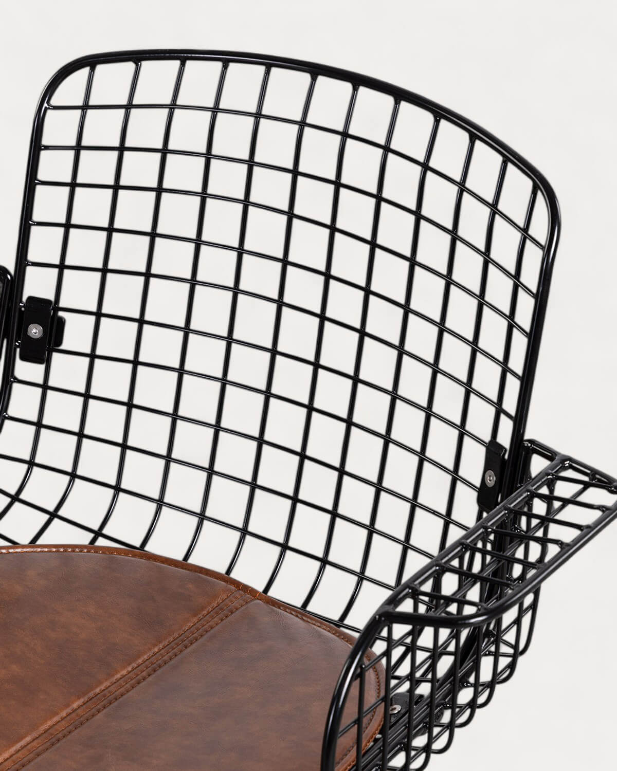 Cadeira de Escritório de Metal com Encosto Alto Vintage Aras, imagem de galeria 5