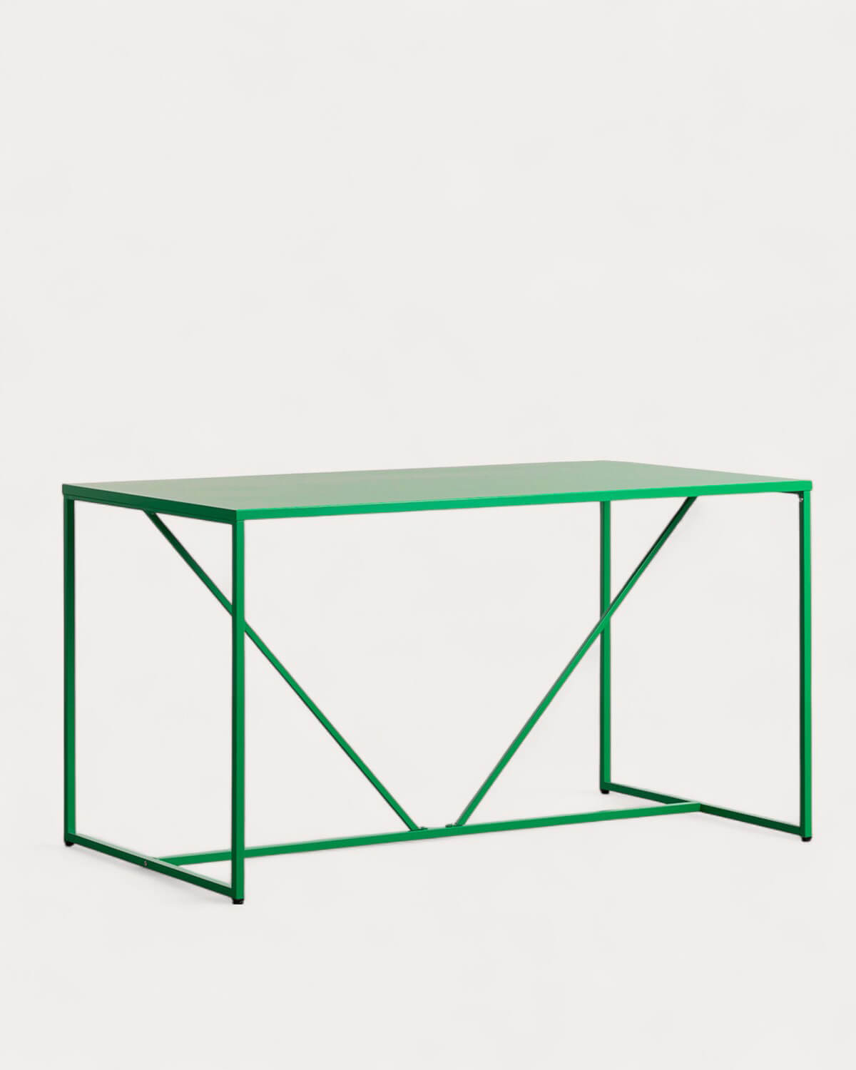 Mesa de jantar em aço laminado (140x80 cm) Ibiza, imagem de galeria 1