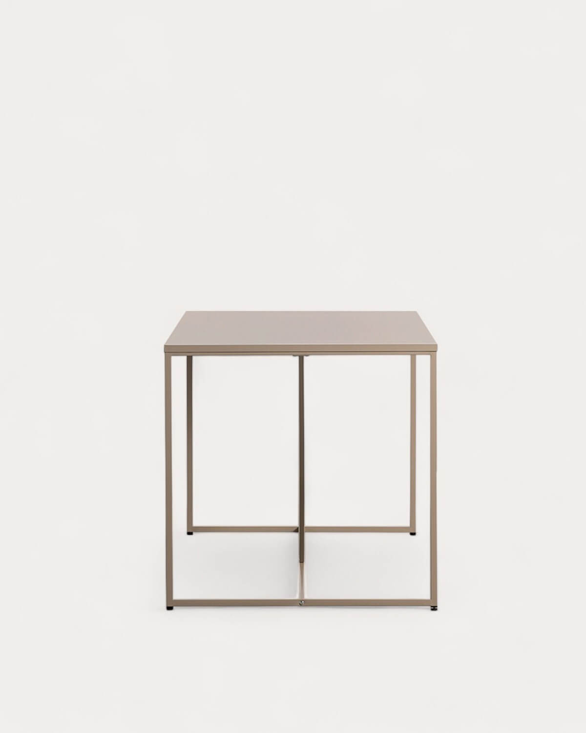 Mesa de jantar Ibiza em aço laminado (78x140 cm), imagem de galeria 4