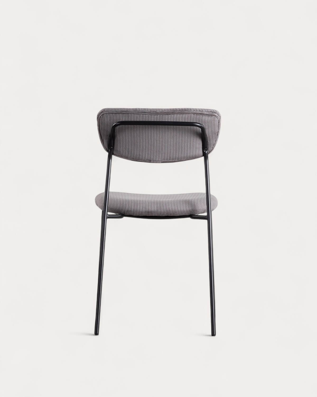 Pack 4 Cadeiras de Jantar em Metal e Bombazine Morgan , imagem de galeria 5