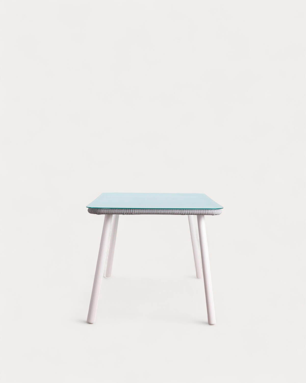 Mesa de Exterior Rectangular de Alumínio e Vidro (160x90 cm) Drian, imagem de galeria 4