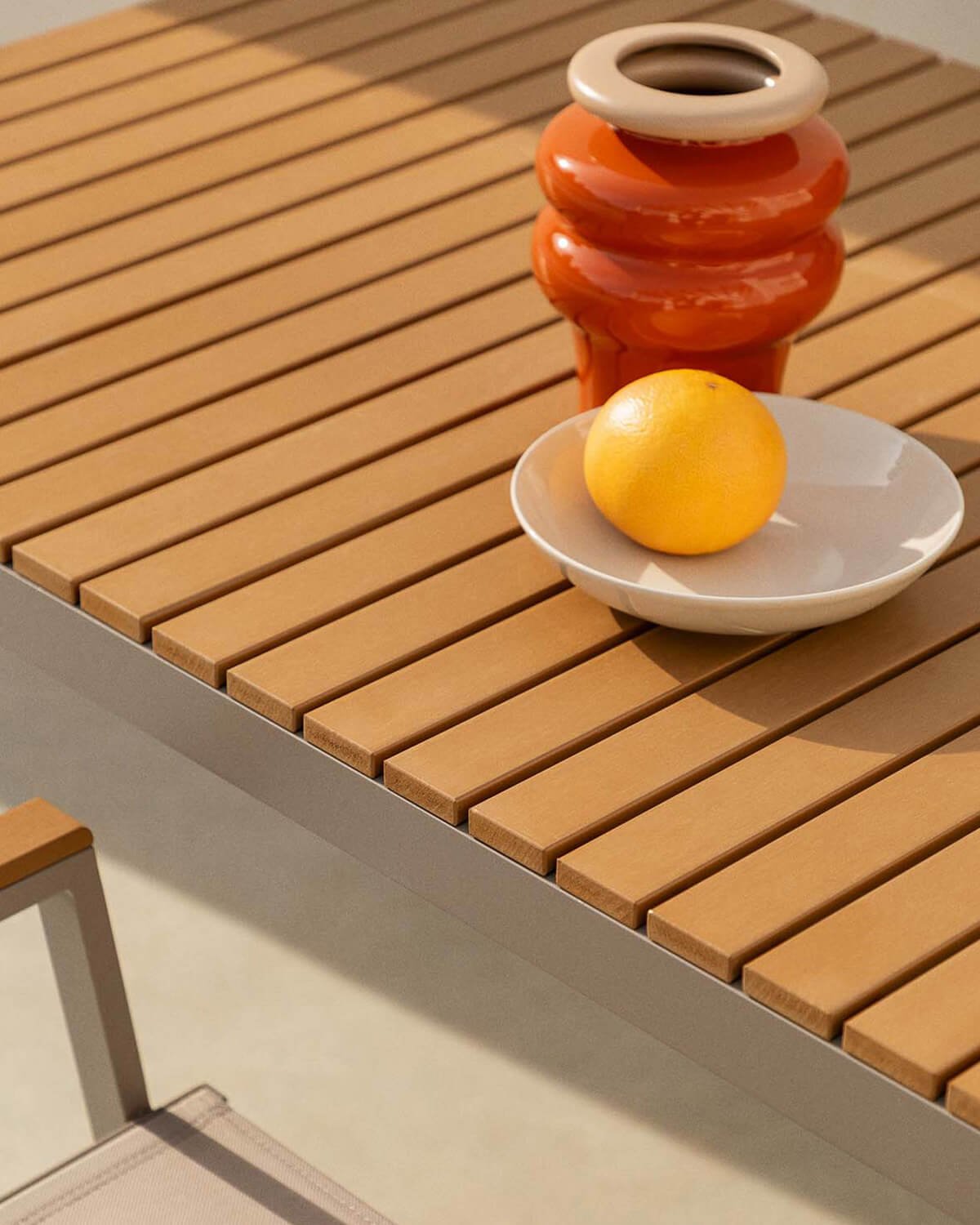 Mesa de Exterior Retangular em Alumínio (180x90 cm) Korce, imagem de galeria 3