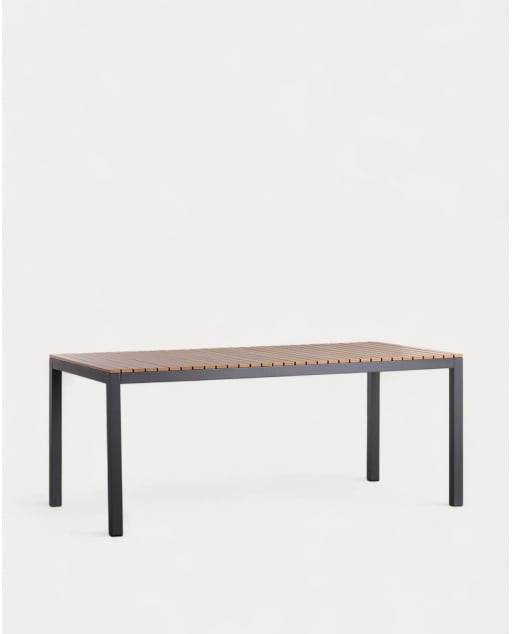 Mesa de Exterior Retangular em Alumínio (180x90 cm) Korce