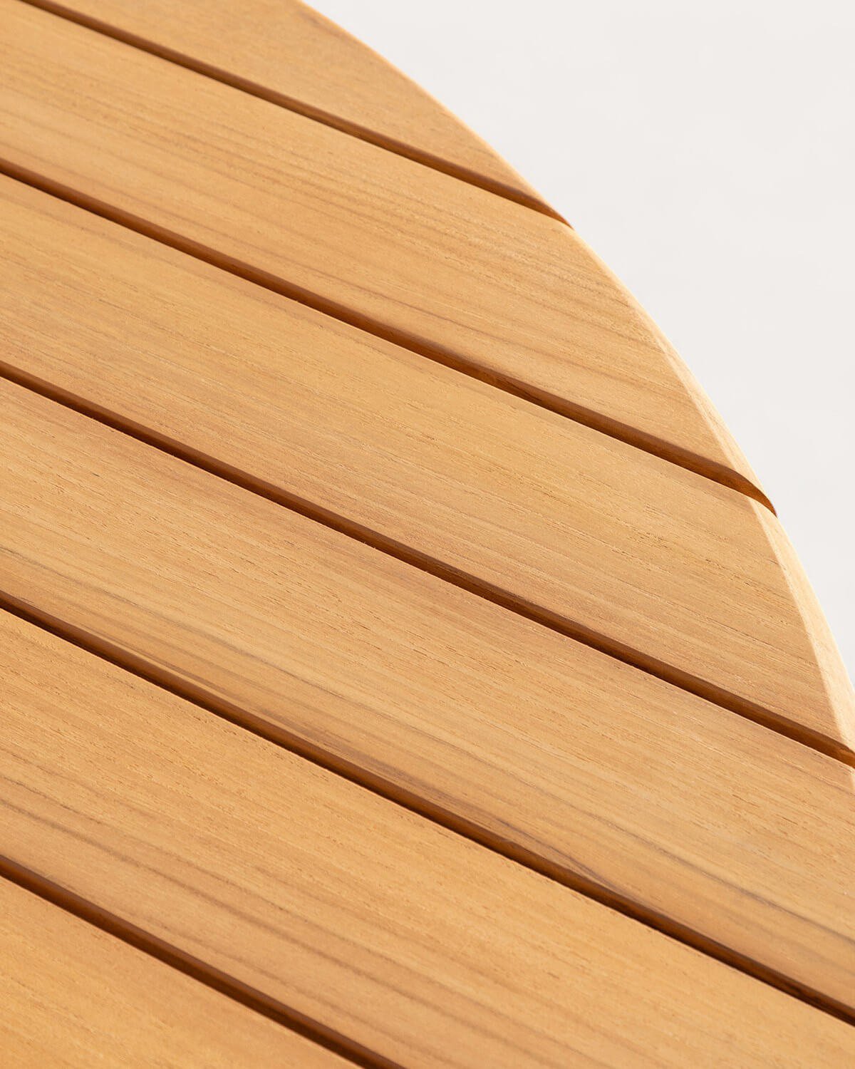 Mesa de Exterior oval em Alumínio e Madeira de Teca (240x120 cm) Cheryl, imagem de galeria 8