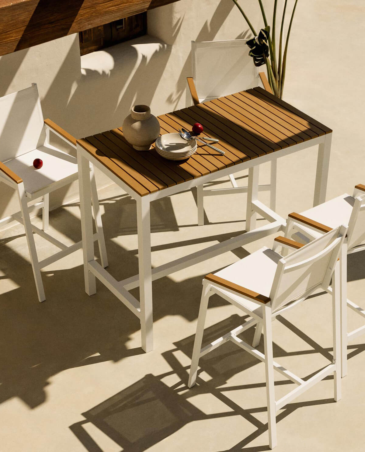 Mesa Alta de Exterior em Alumínio ( 130x70 cm) Korce, imagem de galeria 2