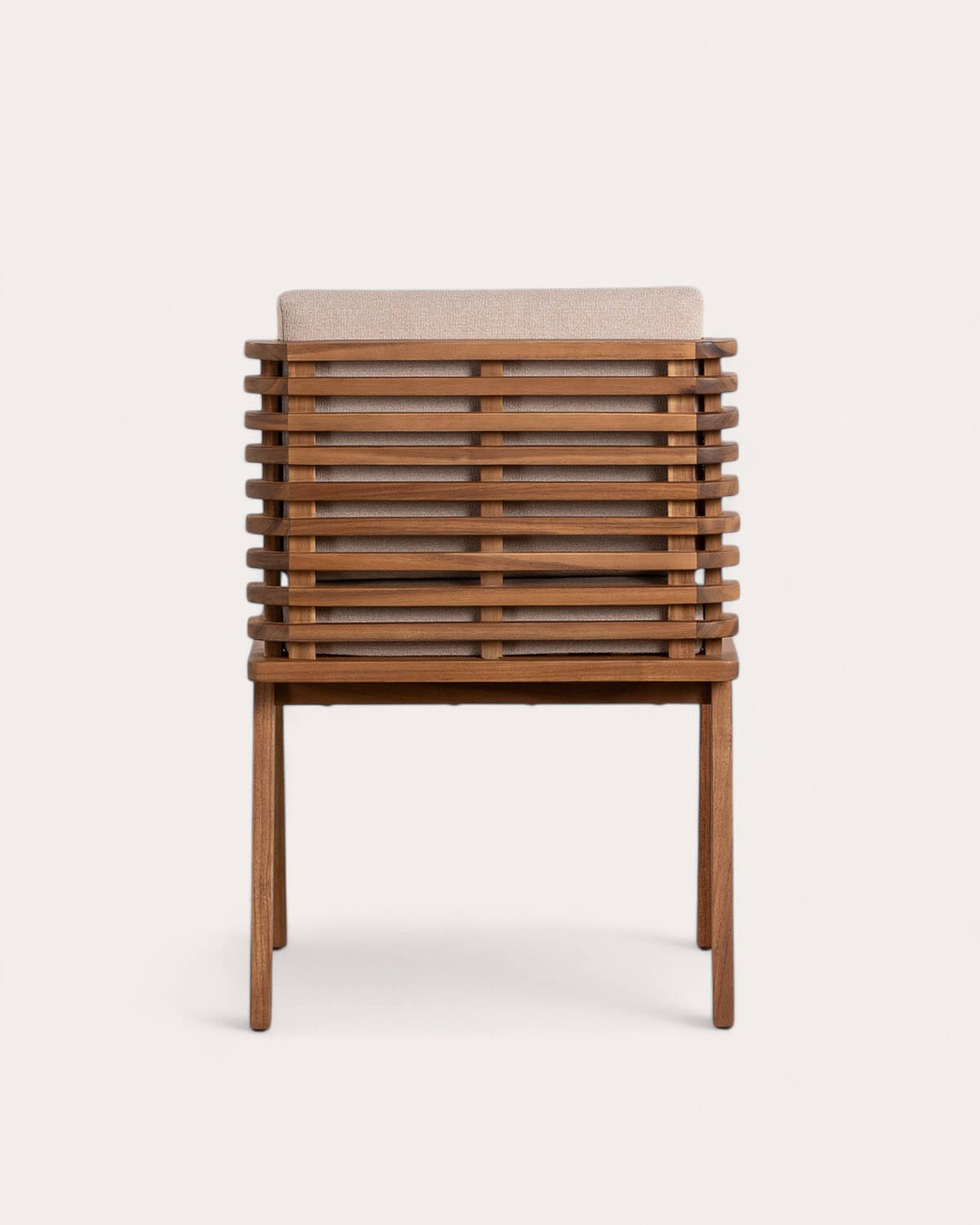 Cadeira de Exterior em Madeira de Acácia com Almofadas de Tecido Hazan, imagem de galeria 5