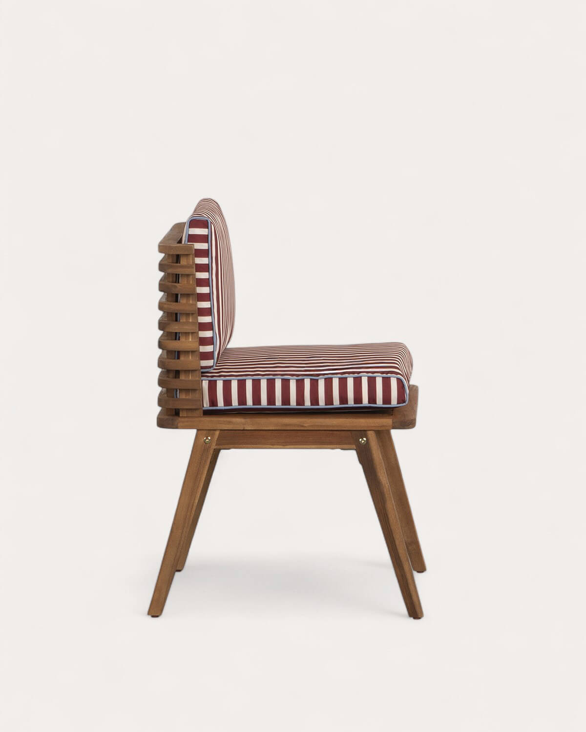 Cadeira de Exterior em Madeira de Acácia com Almofadas de Tecido Hazan, imagem de galeria 4