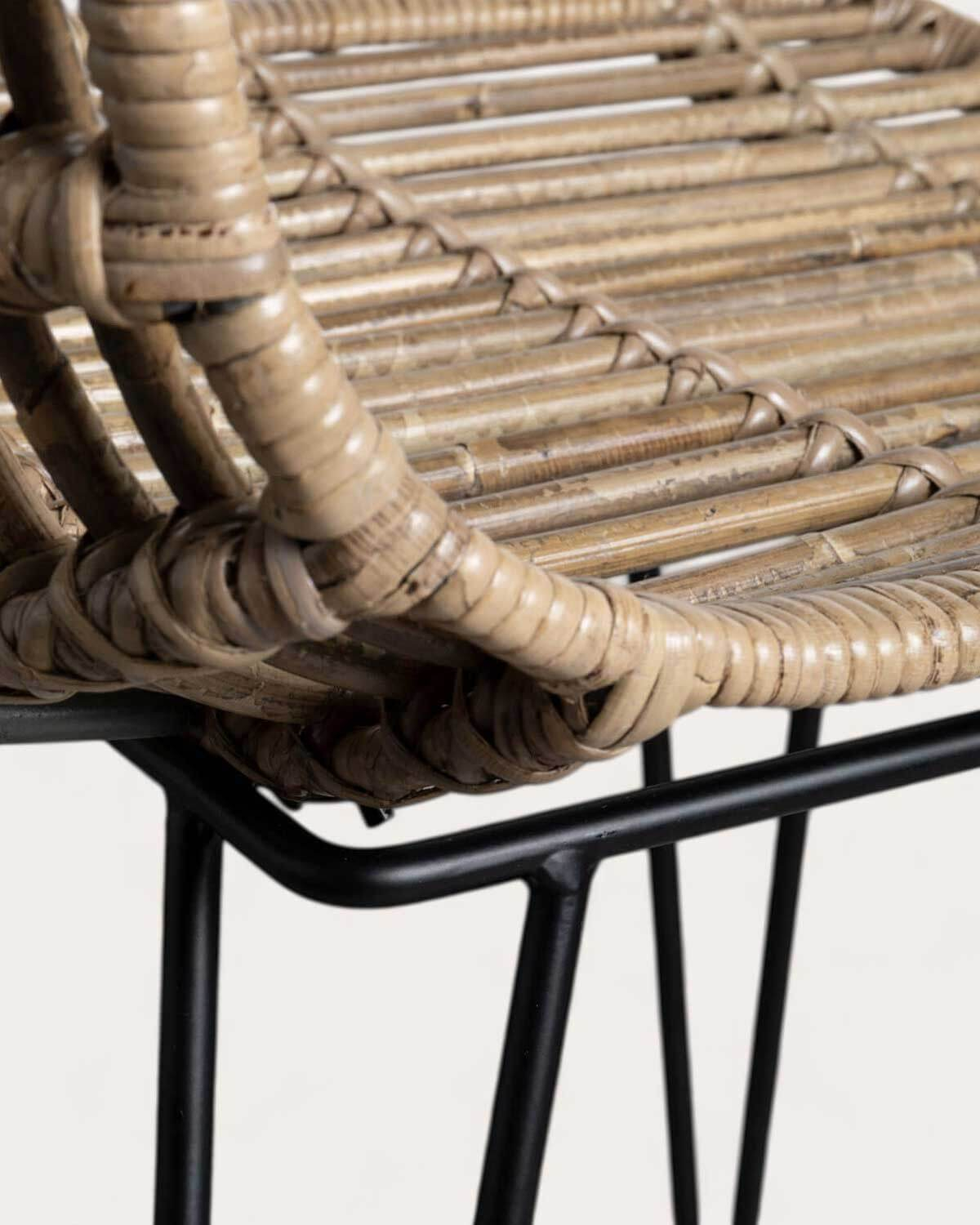 Pack 2 Cadeiras de Exterior em Rotim Natural Nice, imagem de galeria 8