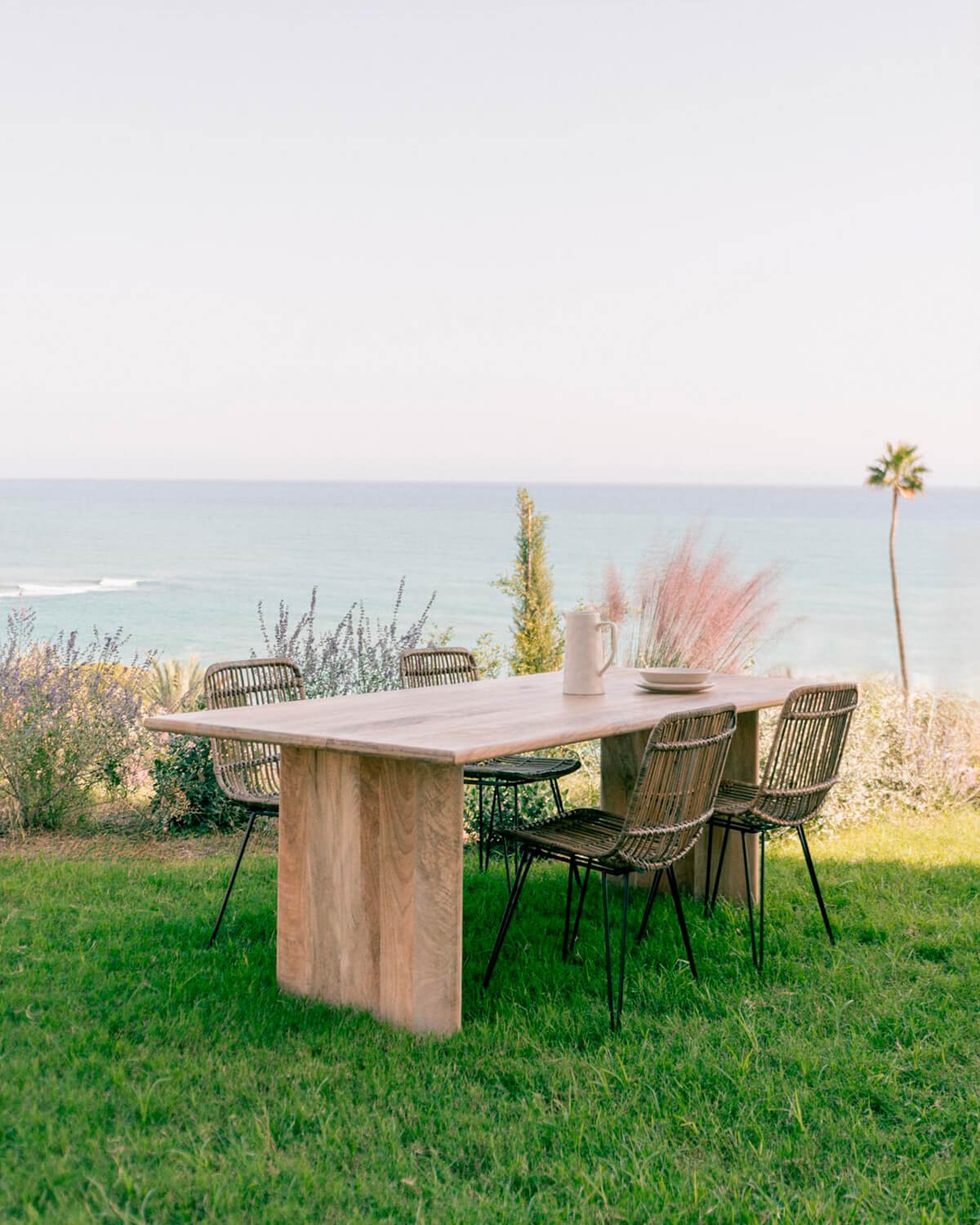 Pack 4 Cadeiras de Exterior em Rotim Natural Nice, imagem de galeria 2