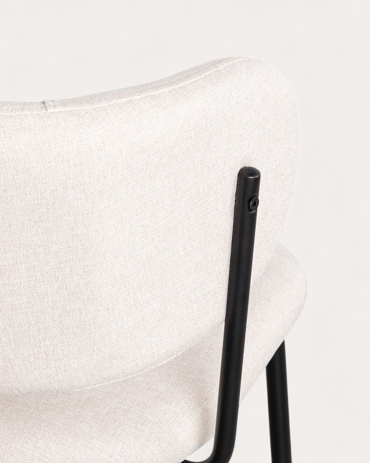 Conjunto de Mesa de Jantar Redonda em Vidro (Ø120 cm) Vuoto e 4 Cadeiras em Tecido Bonse, imagem de galeria 5