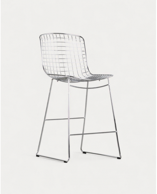 Pack de 2 Bancos Altos de Metal (66 cm) Aras Encosto Alto