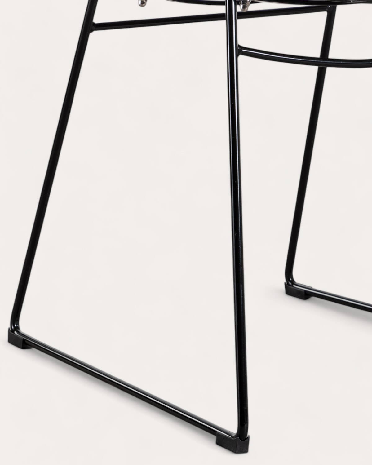 Pack 4 cadeiras de jantar metálicas com encosto baixo Aras , imagem de galeria 8