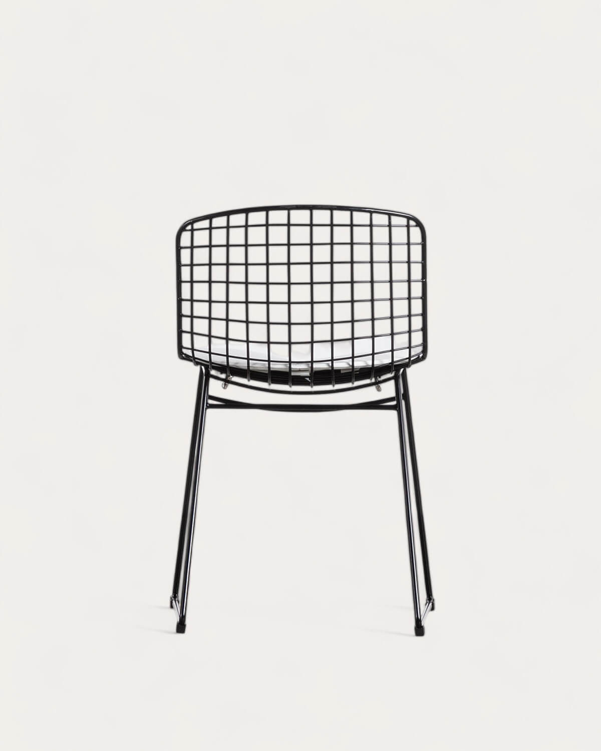 Pack 4 cadeiras de jantar metálicas com encosto baixo Aras , imagem de galeria 5