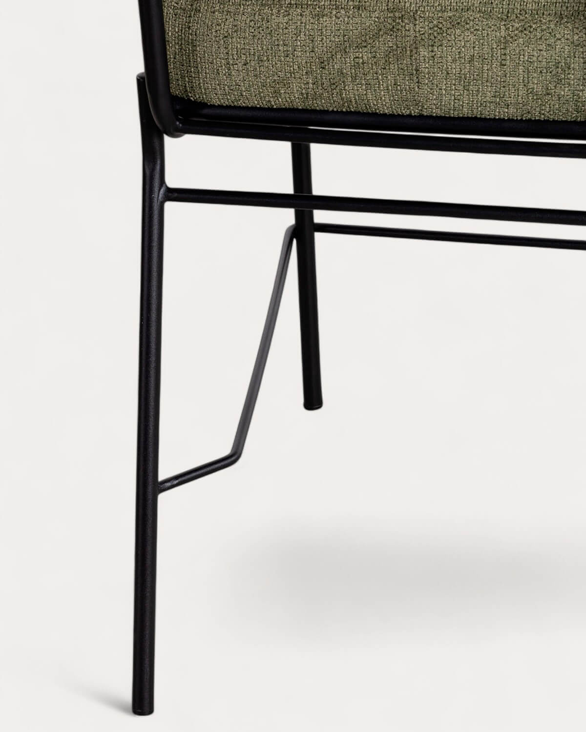 Pack 4 Bancos Altos em Tecido e Metal (64,5 cm) Elin, imagem de galeria 8