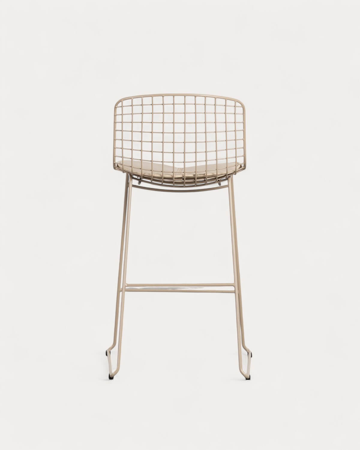 Pack de 4 Bancos Metálicos com Encosto Baixo (66 cm) Aras Fresh, imagem de galeria 3