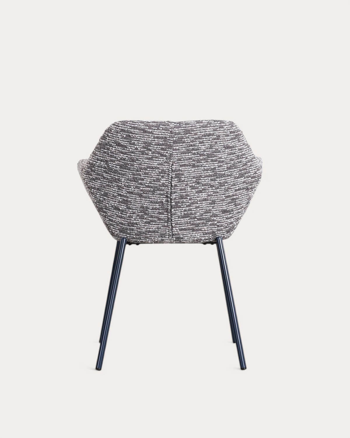 Pack 4 Cadeiras de Jantar em Tecido com Estampado e Metal Eider , imagem de galeria 3