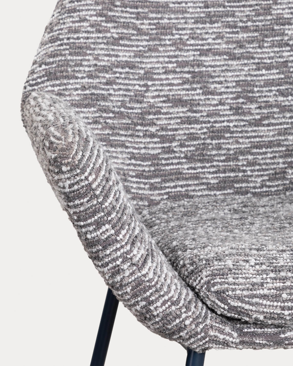 Pack 4 Cadeiras de Jantar em Tecido com Estampado e Metal Eider , imagem de galeria 4