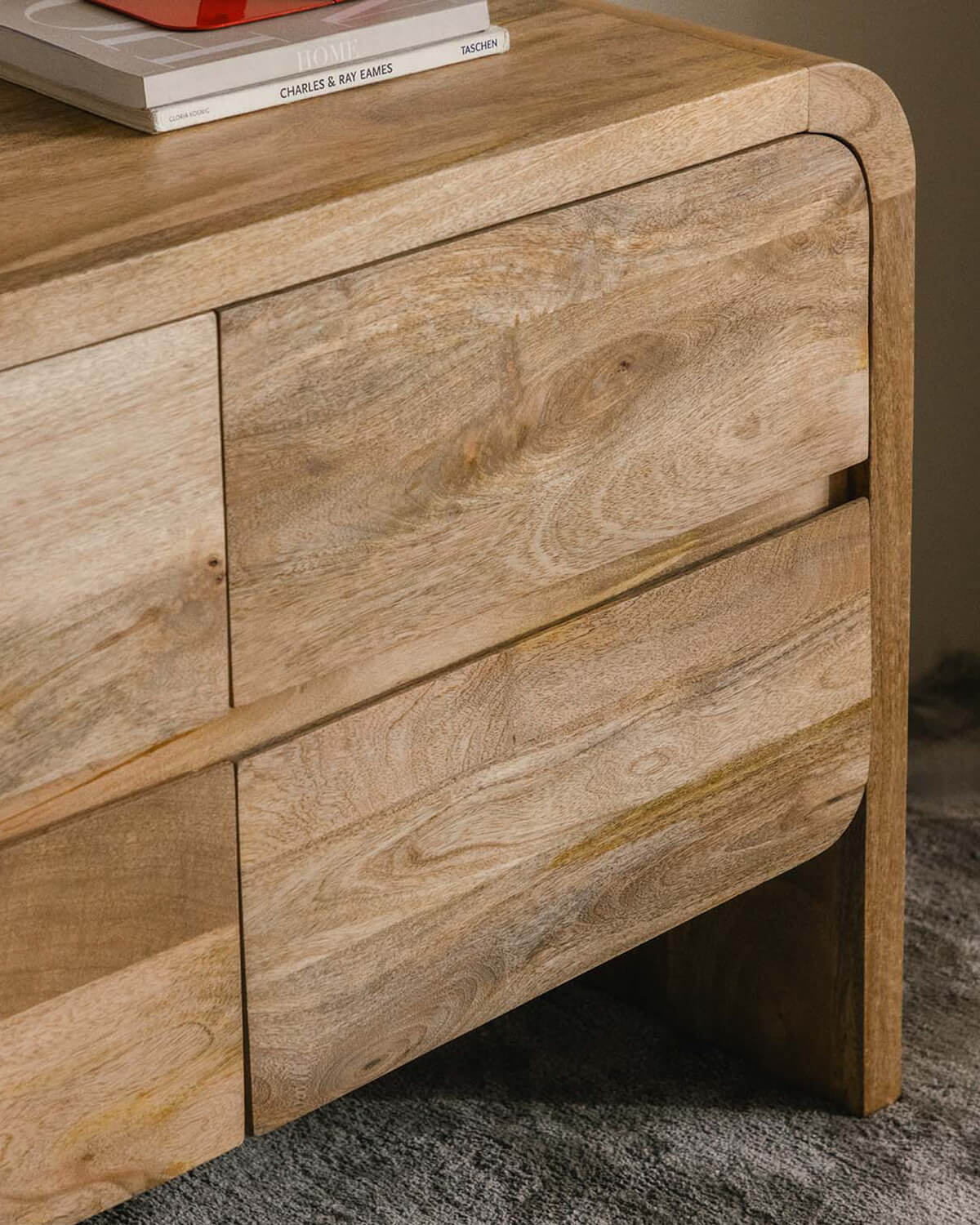 Aparador Baixo em Madeira de Manga com 6 Gavetas Vanile, imagem de galeria 3