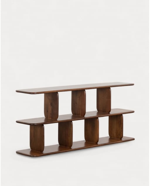 Prateleira Baixa em Madeira de Manga (75,5x176 cm) Mireil