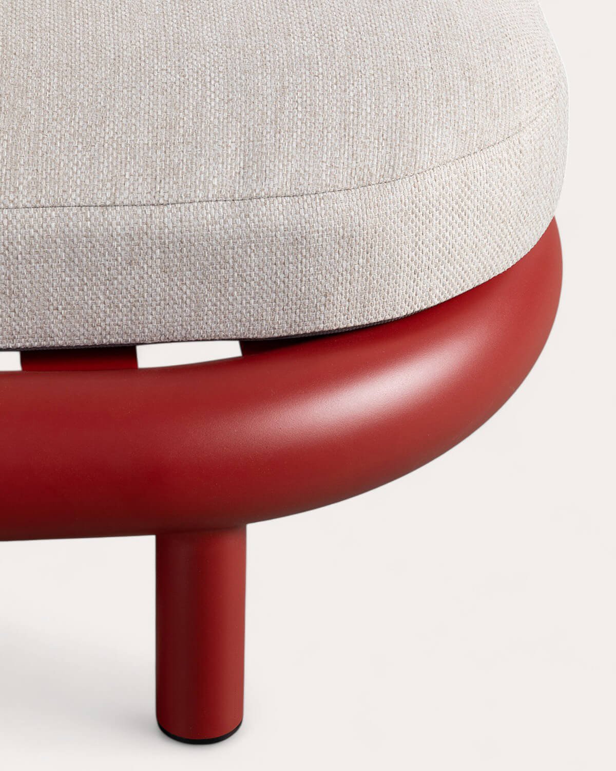 Espreguiçadeira Reclinável Dupla de Alumínio com Almofada de Tecido Cheryl, imagem de galeria 7