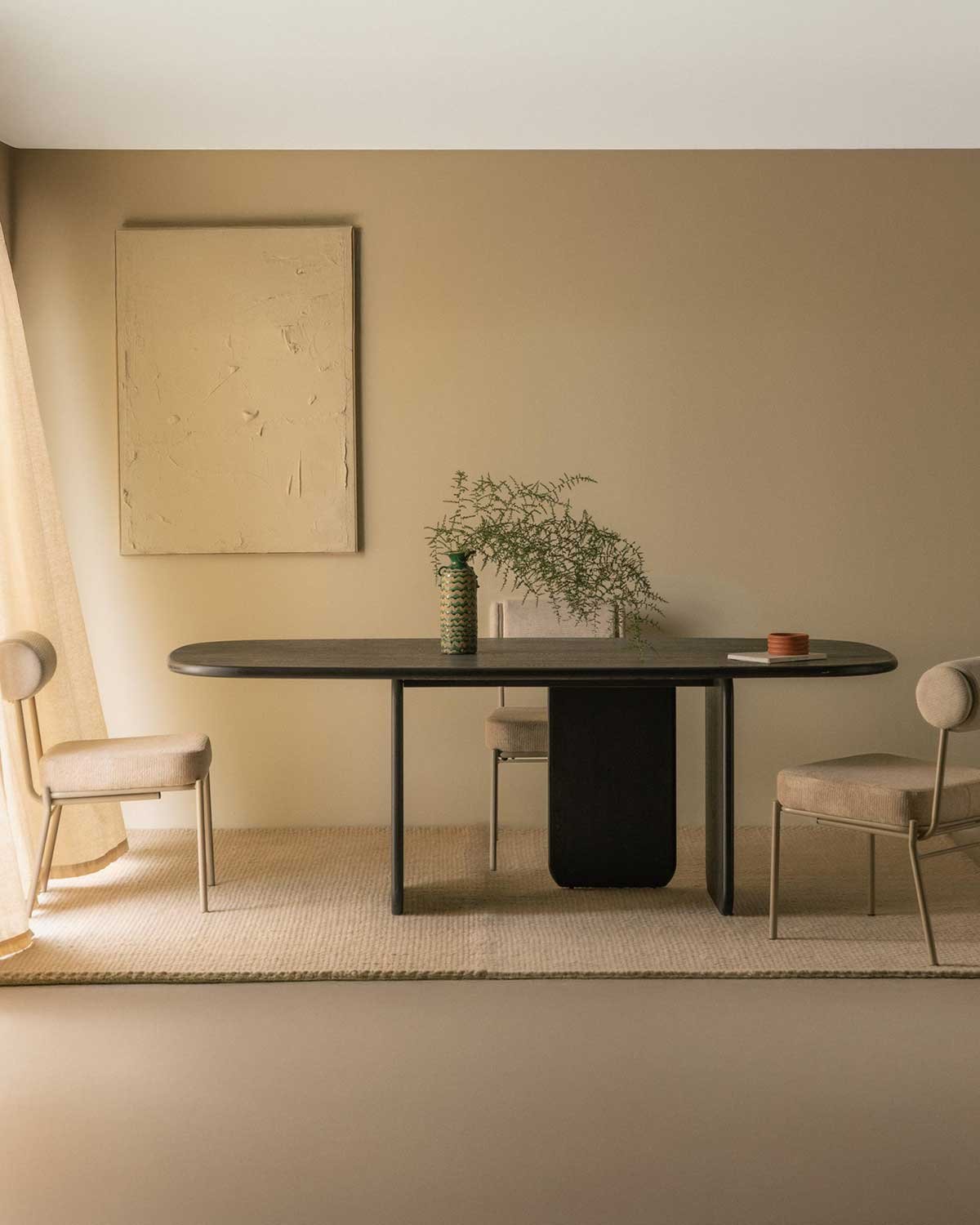 Mesa de Jantar Retangular de Madeira (220x110 cm) Esther, imagem de galeria 2