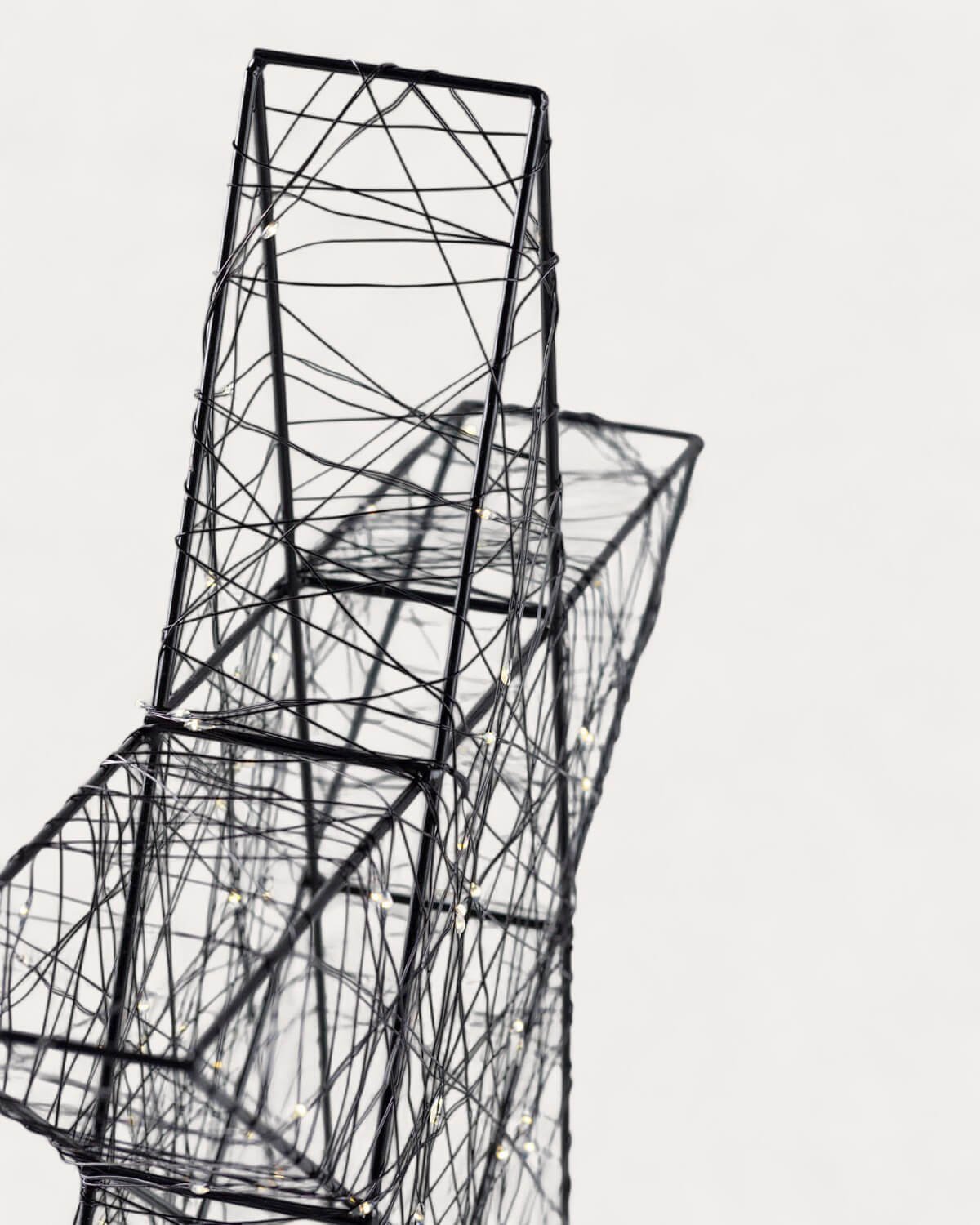 Figura Decorativa com Luzes LED de Metal Adak, imagem de galeria 4