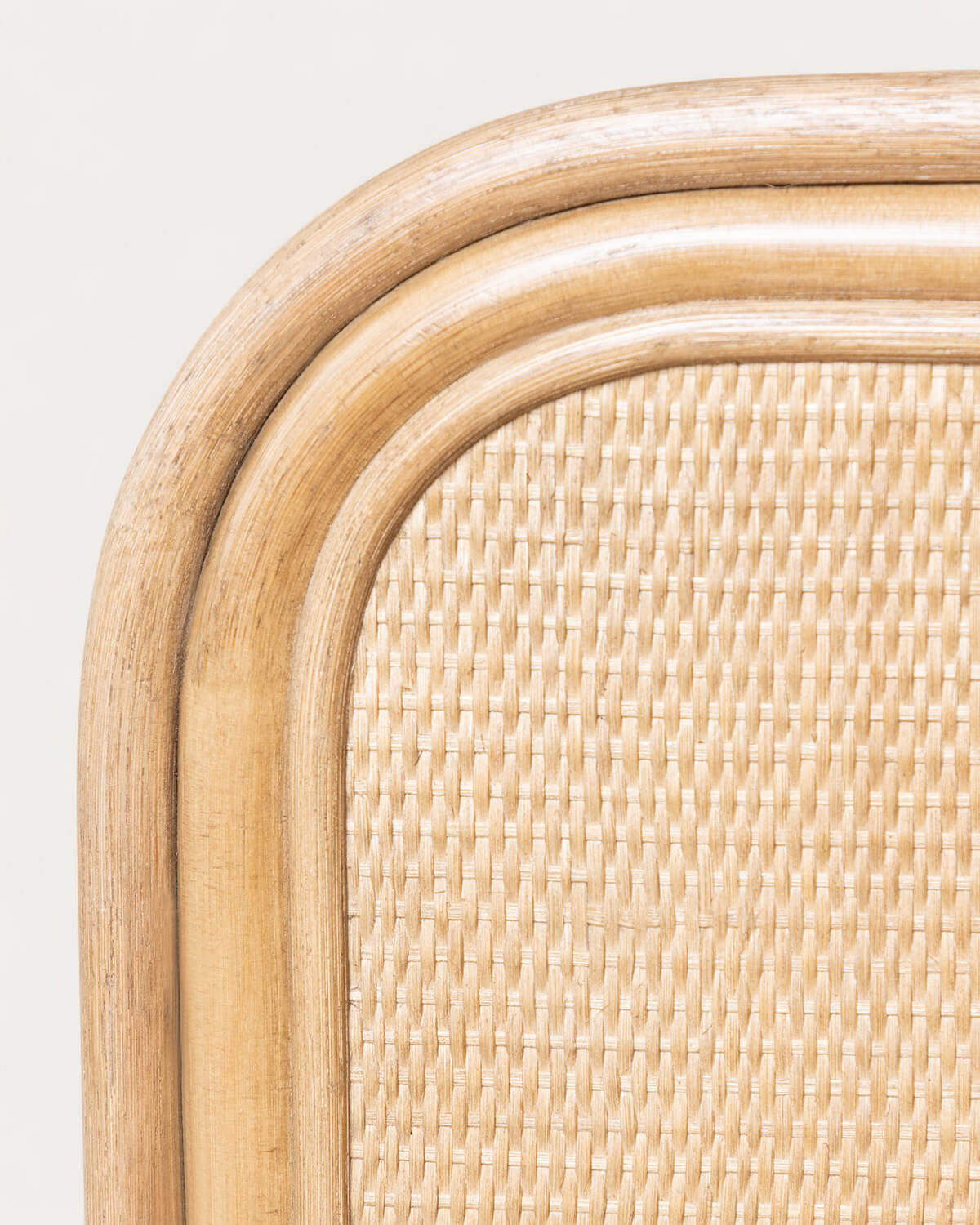 Cabeceira para cama de 160 cm feita de madeira e rattan natural Maisie, imagem de galeria 5