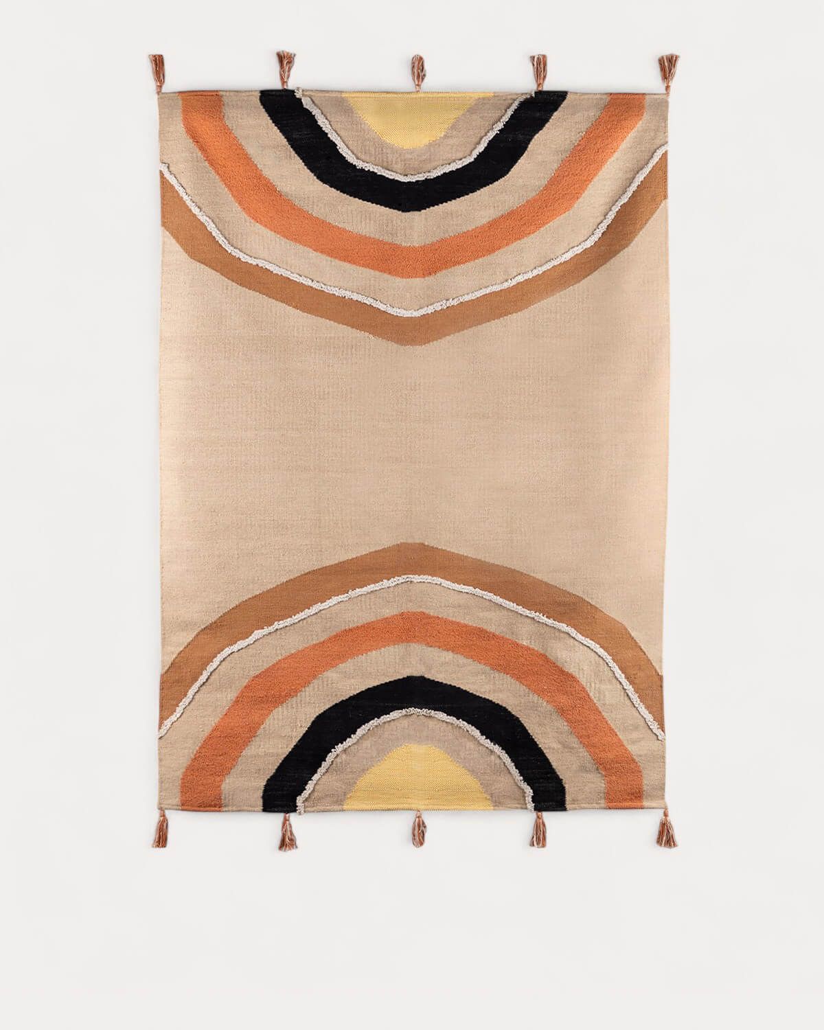 Tapete Artesanal em Lã e Algodão (253X162 cm) Arcoíris, imagem de galeria 1