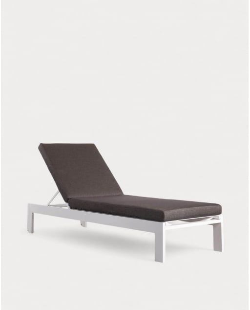 Almofada para Espreguiçadeira (70,5x200 cm) de Exterior de Tecido Kreta - Marrom