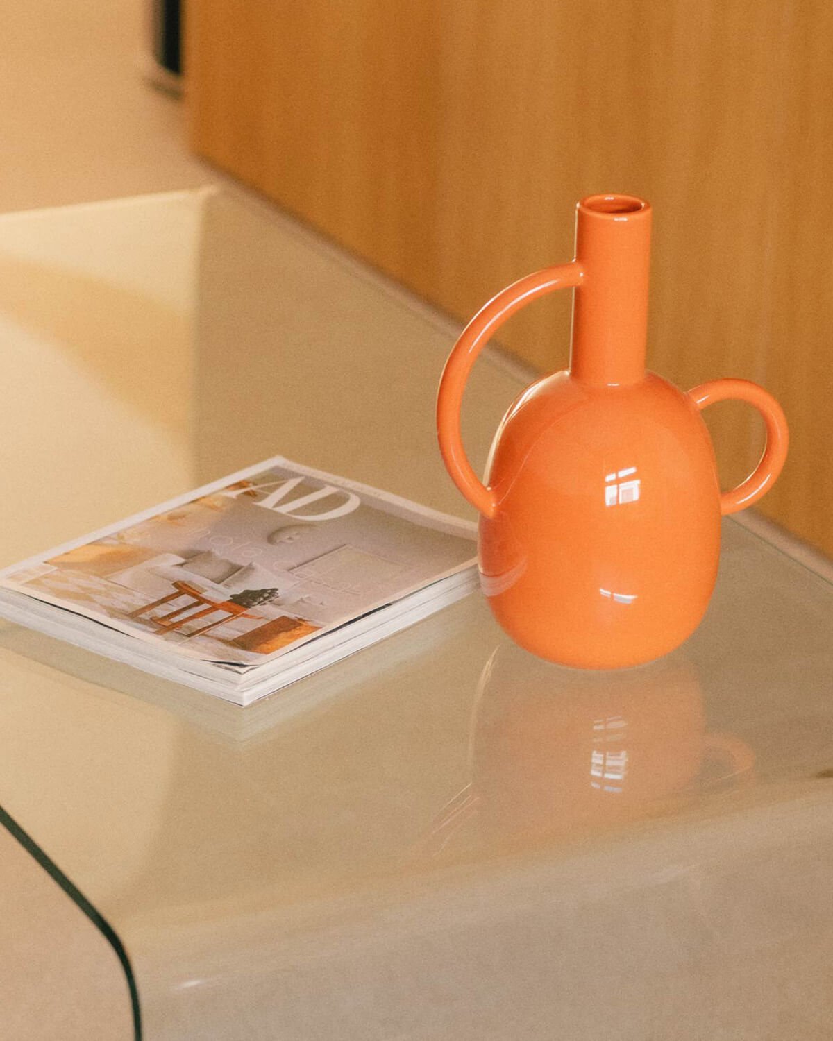 Mesa de Centro Rectangular em Vidro Temperado (120x60 cm) Curve, imagem de galeria 3