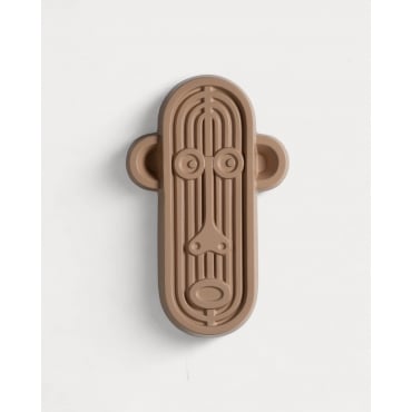 Figura Decorativa Grande de Dolomite XL Nebaj Castanho Clay - The Masie
