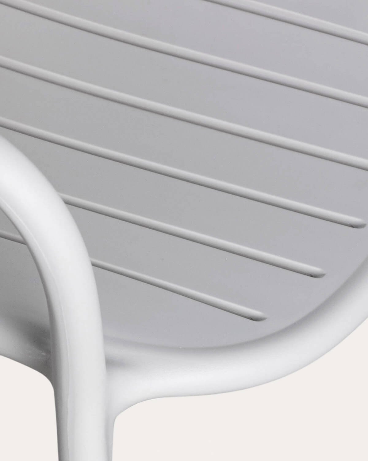 Conjunto de Mesa Retangular de Alumínio (160x90 cm) Cancun e 6 Cadeiras de Polipropileno para Área Externa Brand, imagem de galeria 7