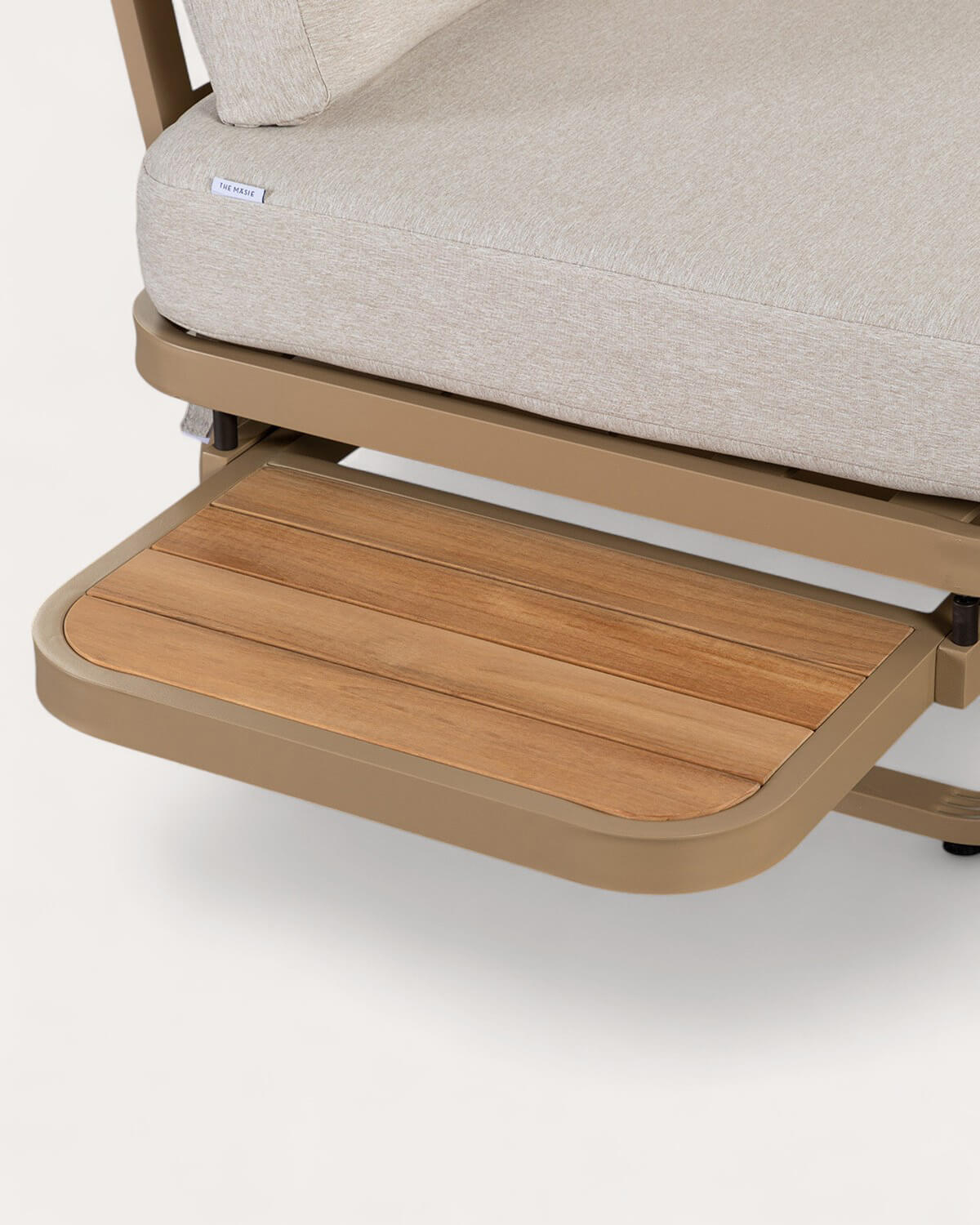 Conjunto de Jardim com 2 Sofás, 1 Poltrona e Mesa de Centro em Madeira de Teca e Metal Emilia, imagem de galeria 8