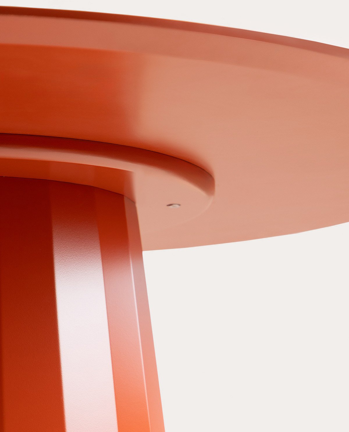 Mesa de Jantar Redonda de Madeira e Metal (Ø120 cm) Irem, imagem de galeria 5