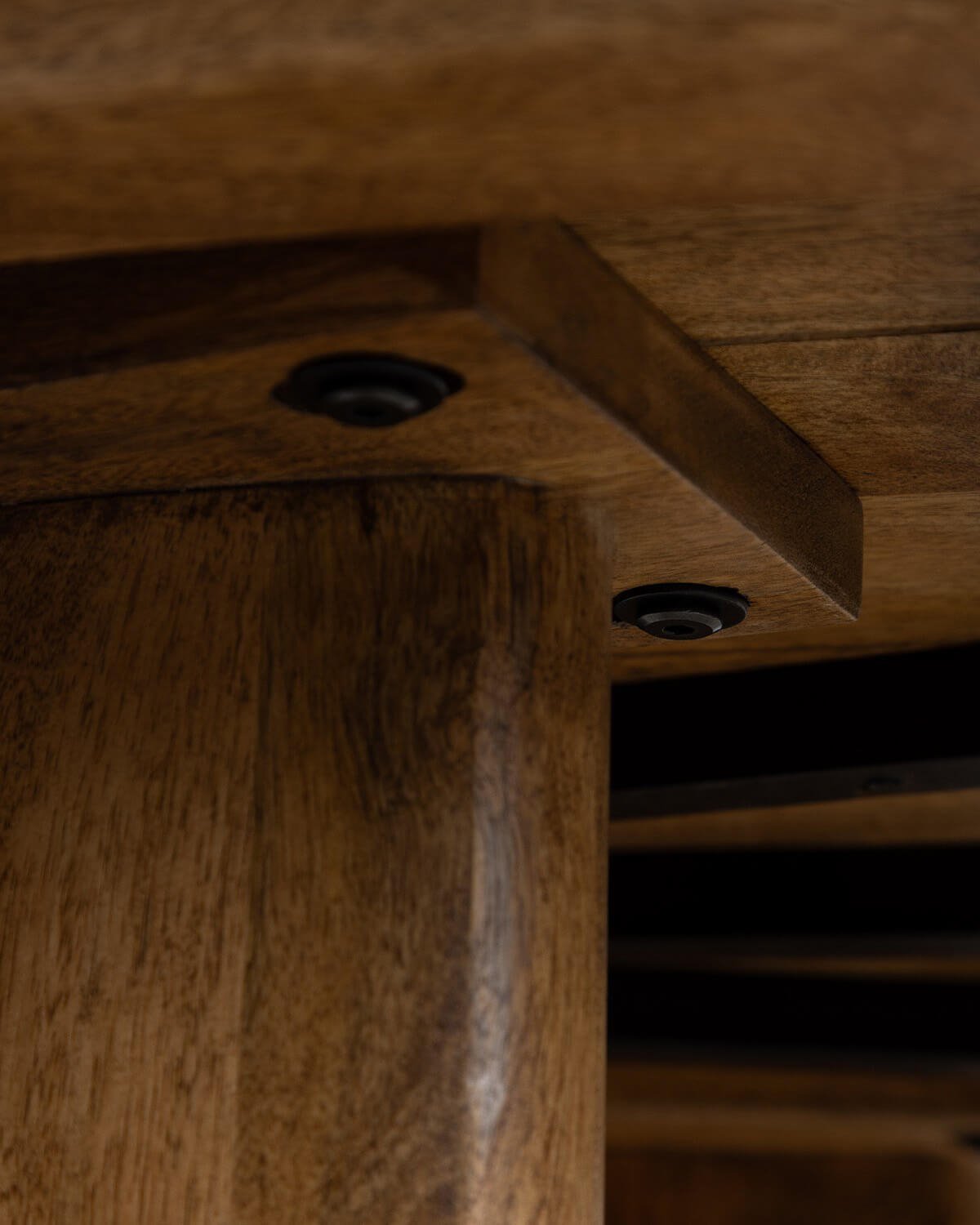 Mesa de Comedor Ovalada de Madera de Mango (220x100 cm) Leno, imagen de galer&iacute;a 6