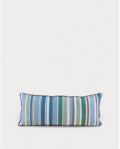 Almofada Retangular de Tecido para Exterior (65x25 cm) Edimbra - Azul Oceanic