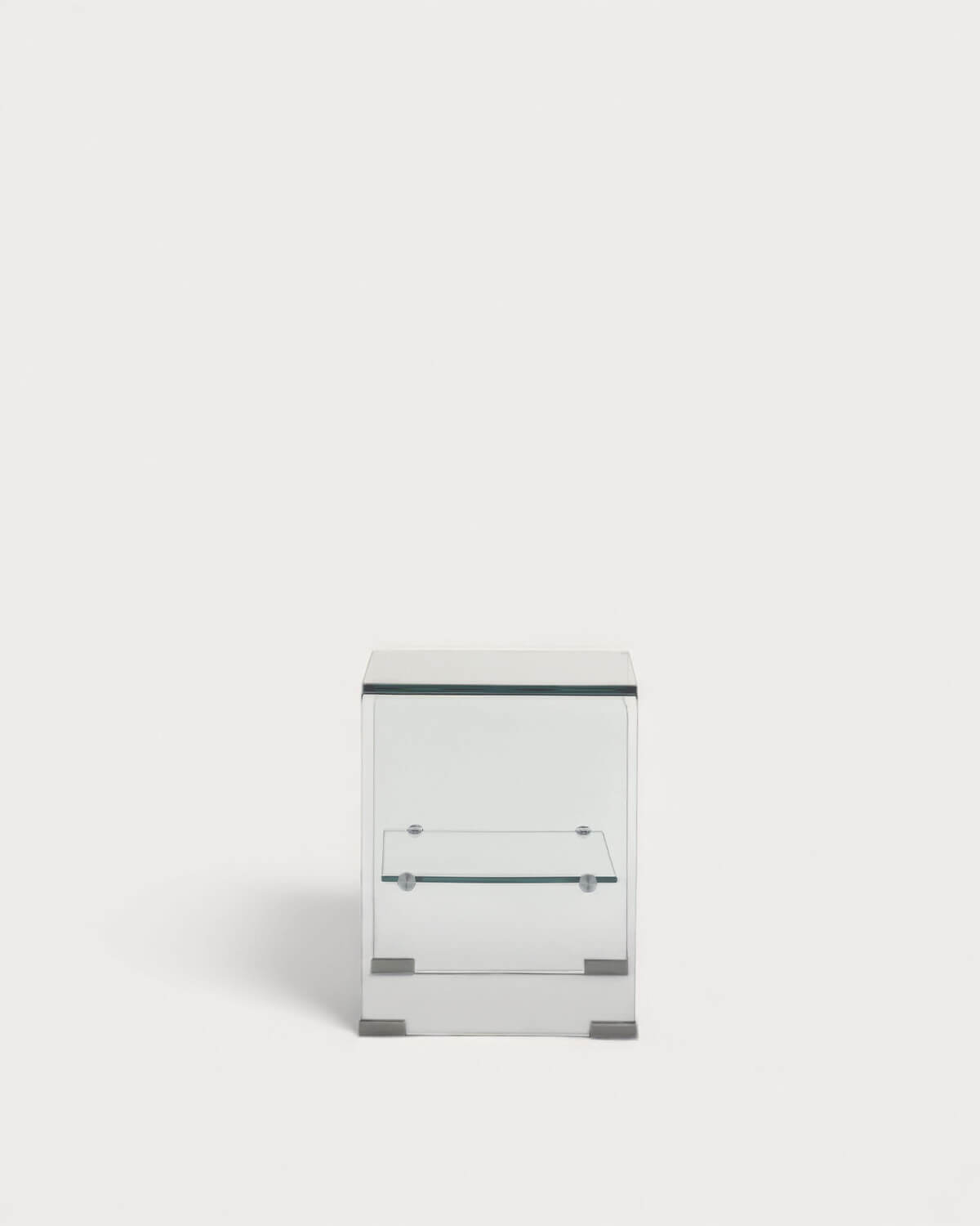 Pack de 2 Mesas de Cabeceira Retangulares de Vidro Temperado (47x36 cm) Endil, imagem de galeria 4