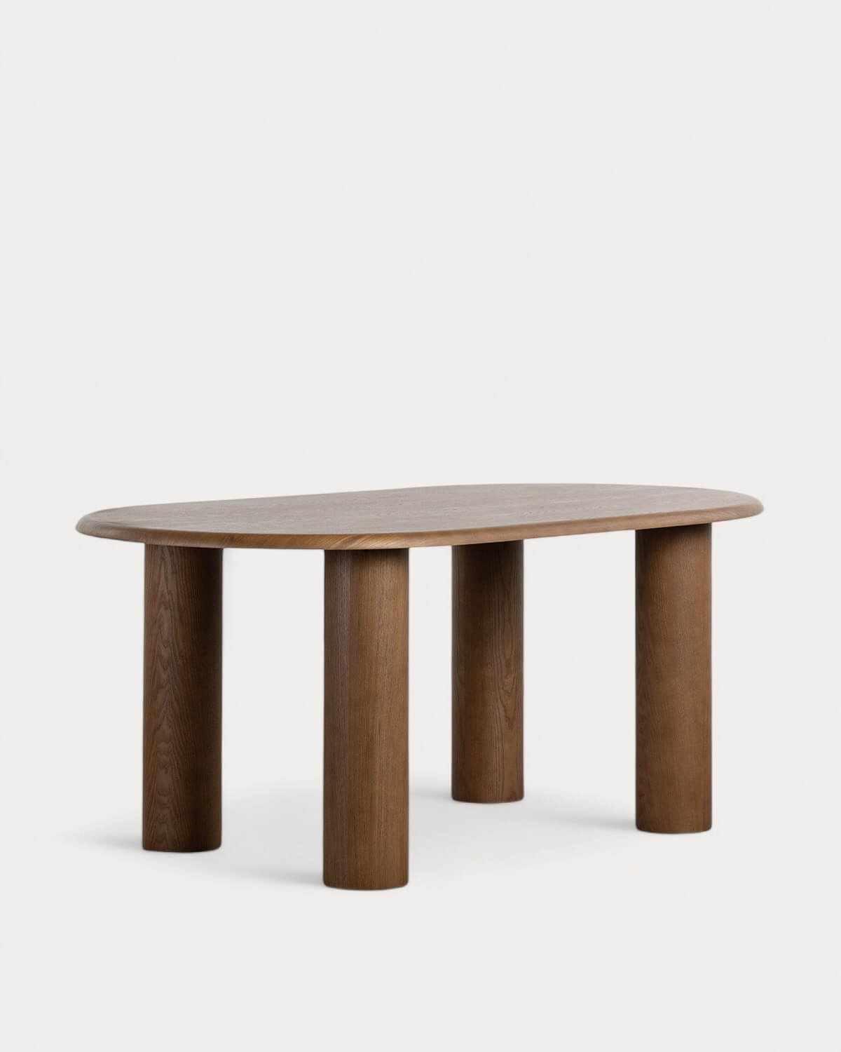 Conjunto de Mesa de Jantar Oval (180x100 cm) Alhie e 4 Cadeiras de Jantar de Madeira Laly, imagem de galeria 3