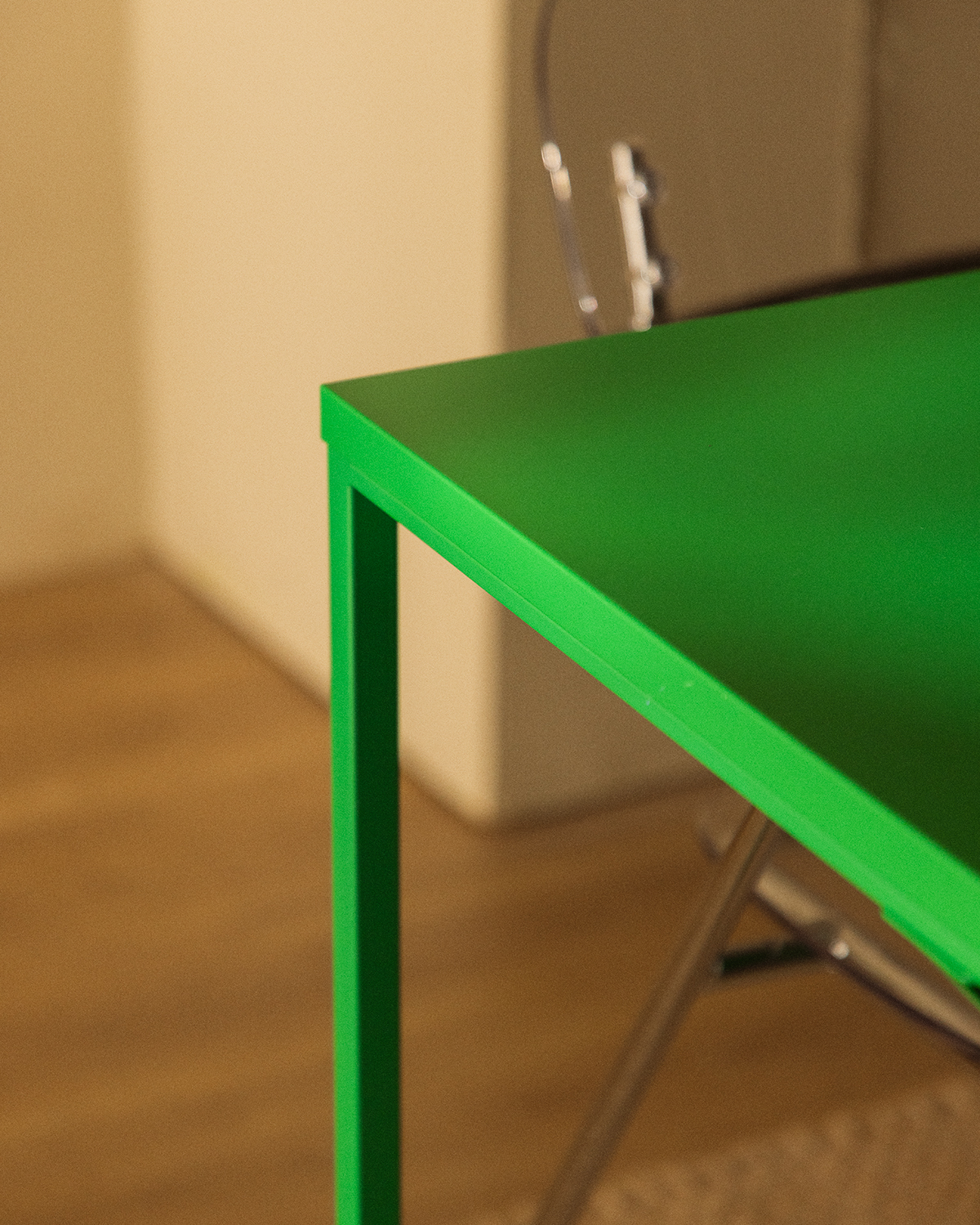 Mesa de jantar em aço laminado (140x80 cm) Ibiza, imagem de galeria 3