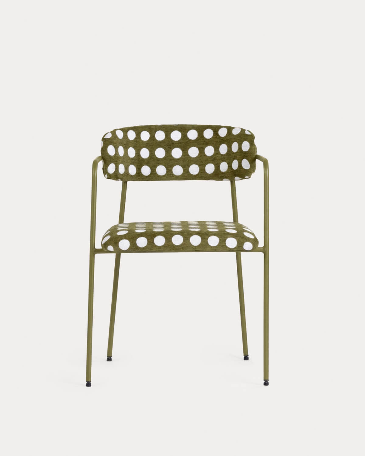 Cadeira de Jantar com Apoios de Braço em Metal e Tecido Myretia, imagem de galeria 4