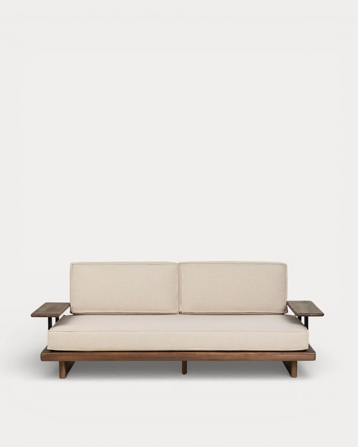 Sofá de Jardim de 2 Lugares em Madeira de Acácia e Metal Ayanis, imagem de galeria 5