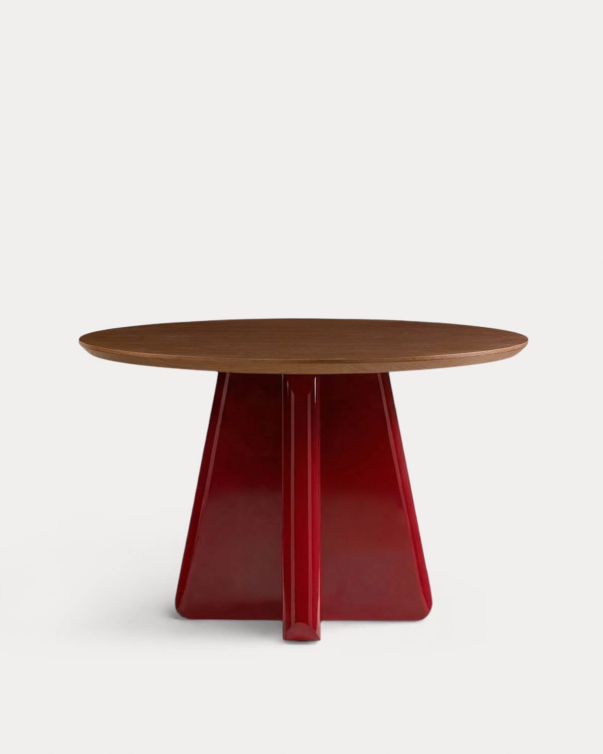 Mesa de Jantar Redonda de Madeira (Ø120 cm) Roxenna, imagem de galeria 3