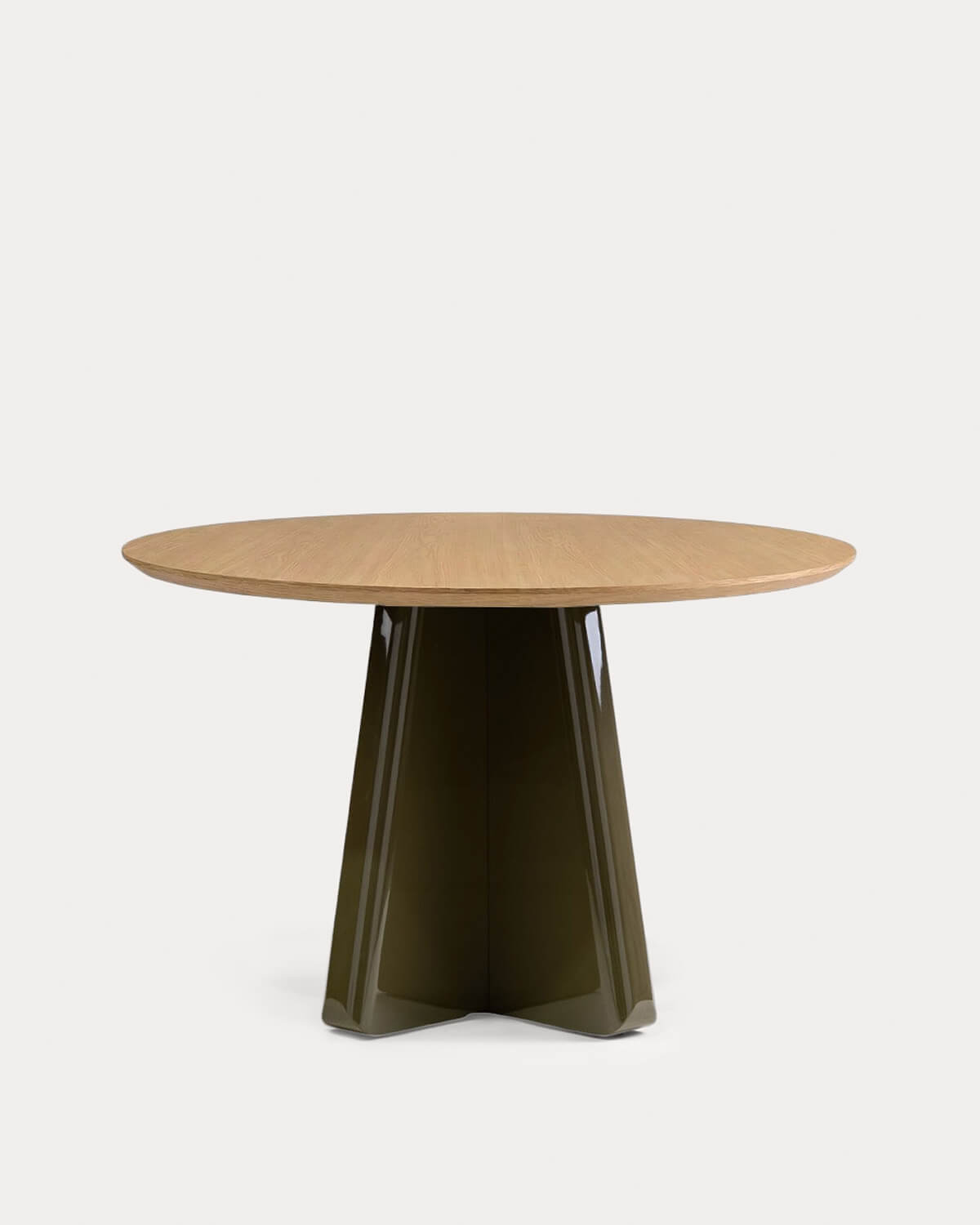 Mesa de Jantar Redonda de Madeira (Ø120 cm) Roxenna, imagem de galeria 1