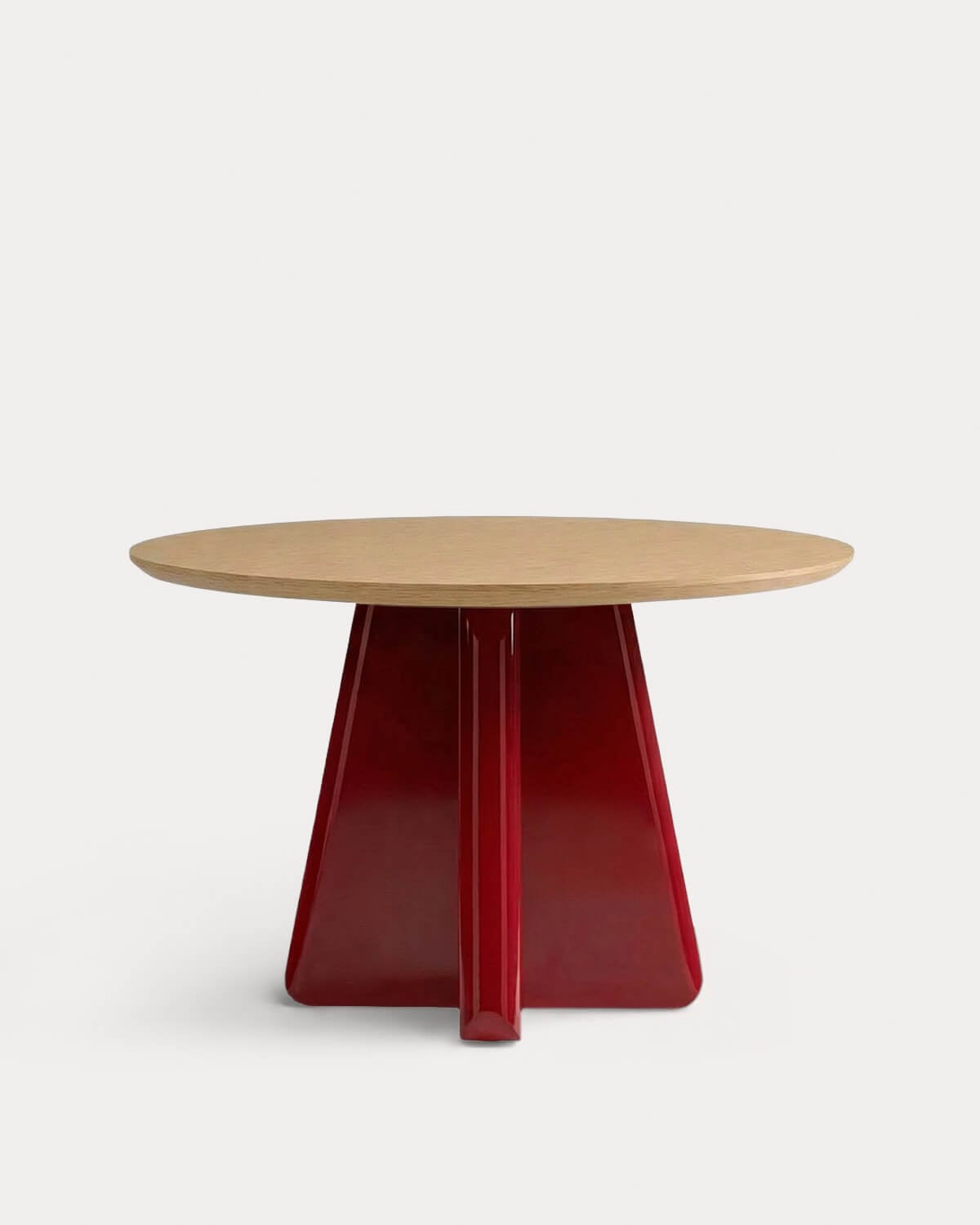 Mesa de Jantar Redonda de Madeira (Ø120 cm) Roxenna, imagem de galeria 3