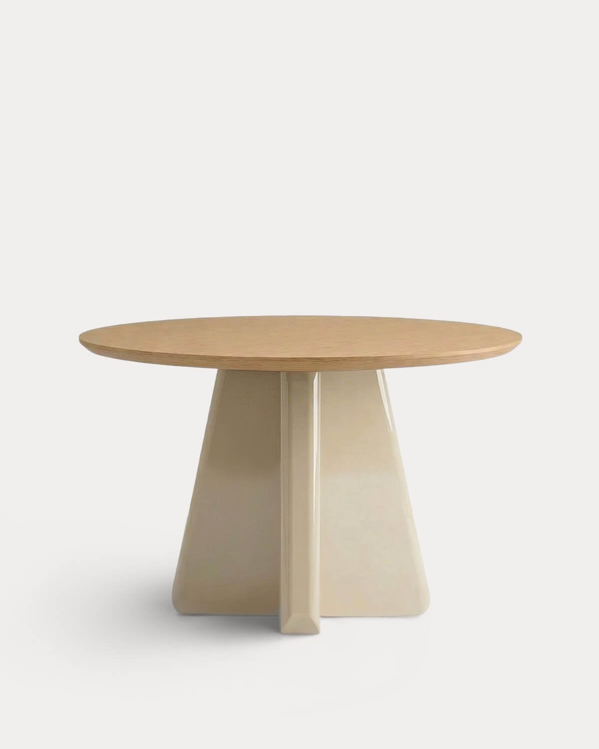 Mesa de Jantar Redonda de Madeira (Ø120 cm) Roxenna, imagem de galeria 3