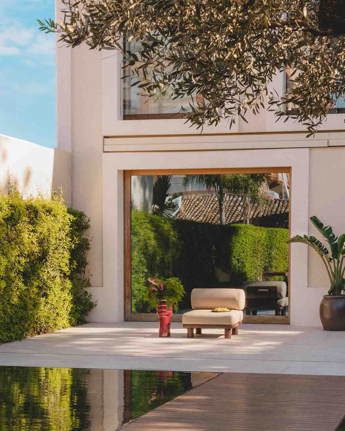 Módulo Central de Jardim em Alumínio e Tecido para Sofá Modular Lantana, imagem de galeria 2