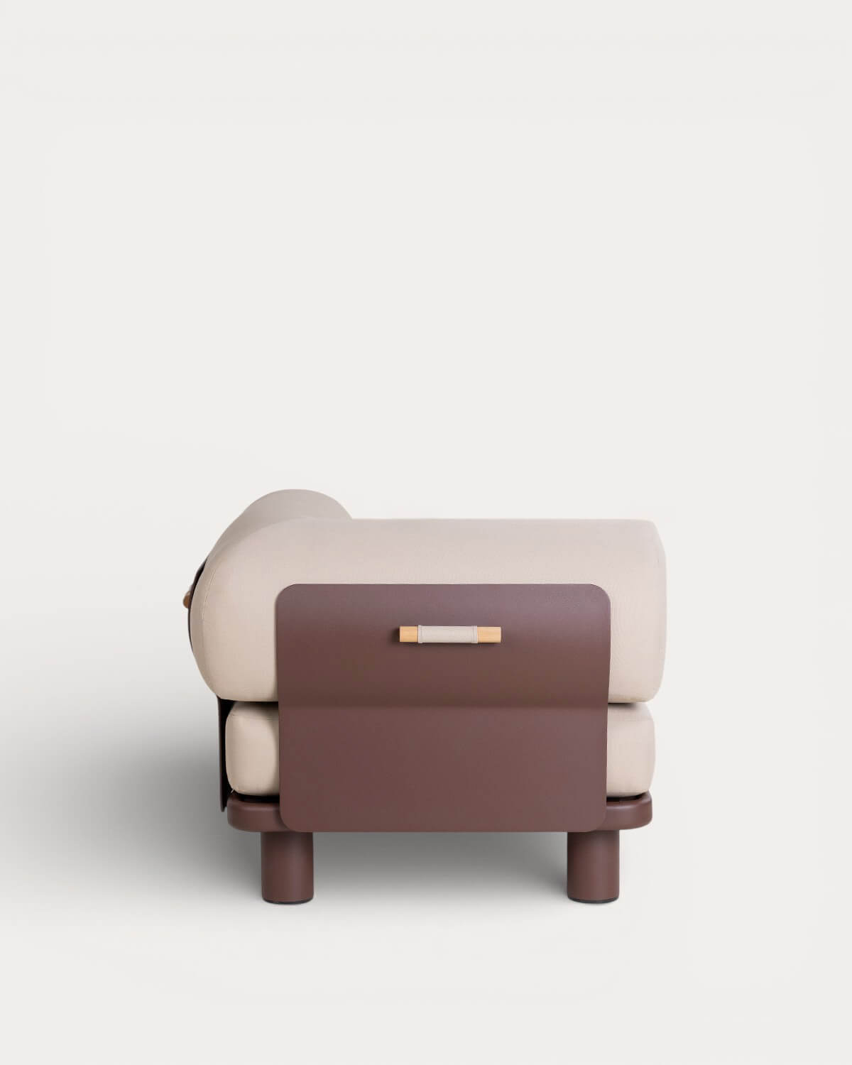 Sofá de Jardim Modular de 3 Peças com 2 Módulos de Canto e Módulo Central em Alumínio e Tecido Lantana, imagem de galeria 5